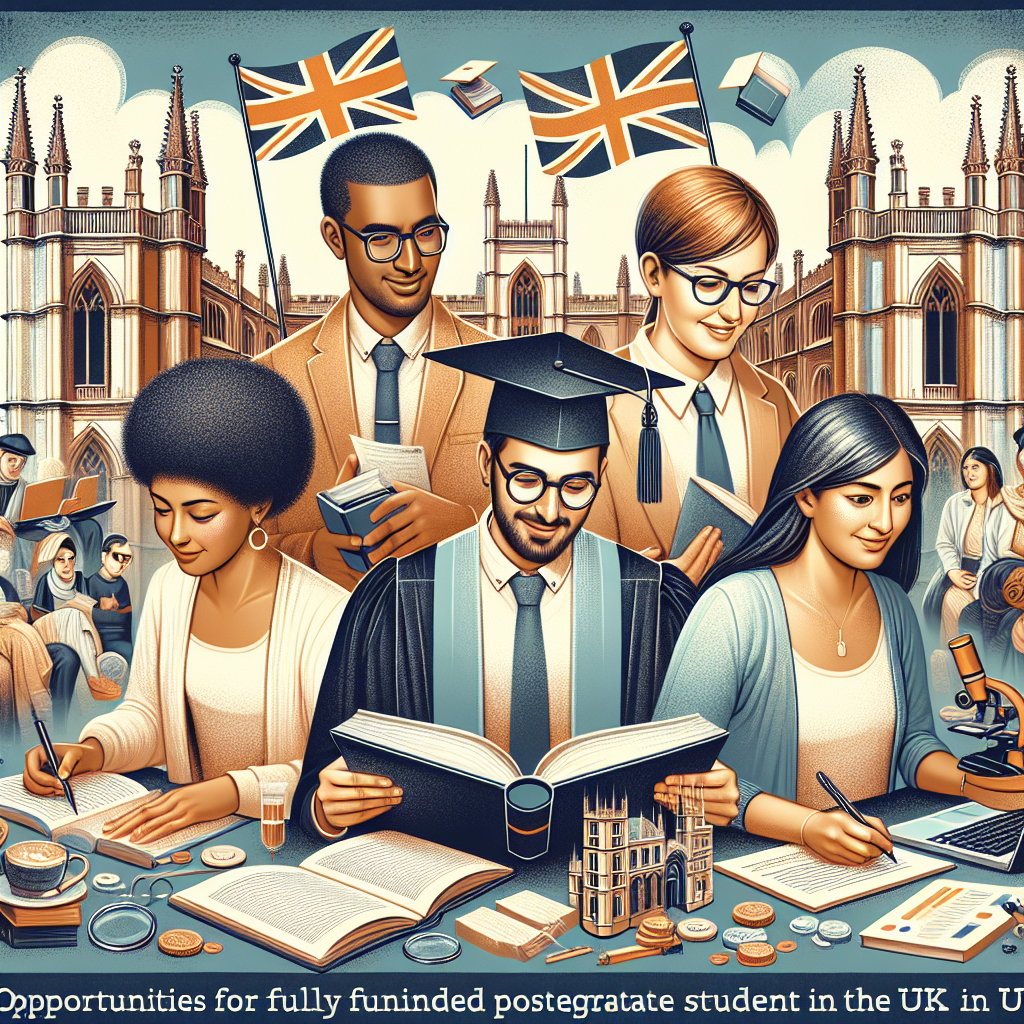 Opportunities For Fully Funded Postgraduate Study In The Uk